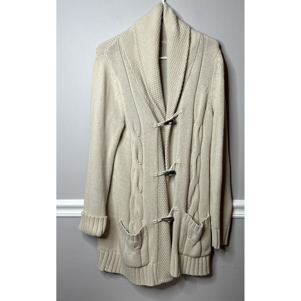 Old Navy Cream Cable Knit Cardigan